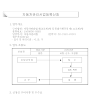 자동차관리사업등록신청(개정06.8.7) 자동차관리사업등록신청(개정06.8.7)